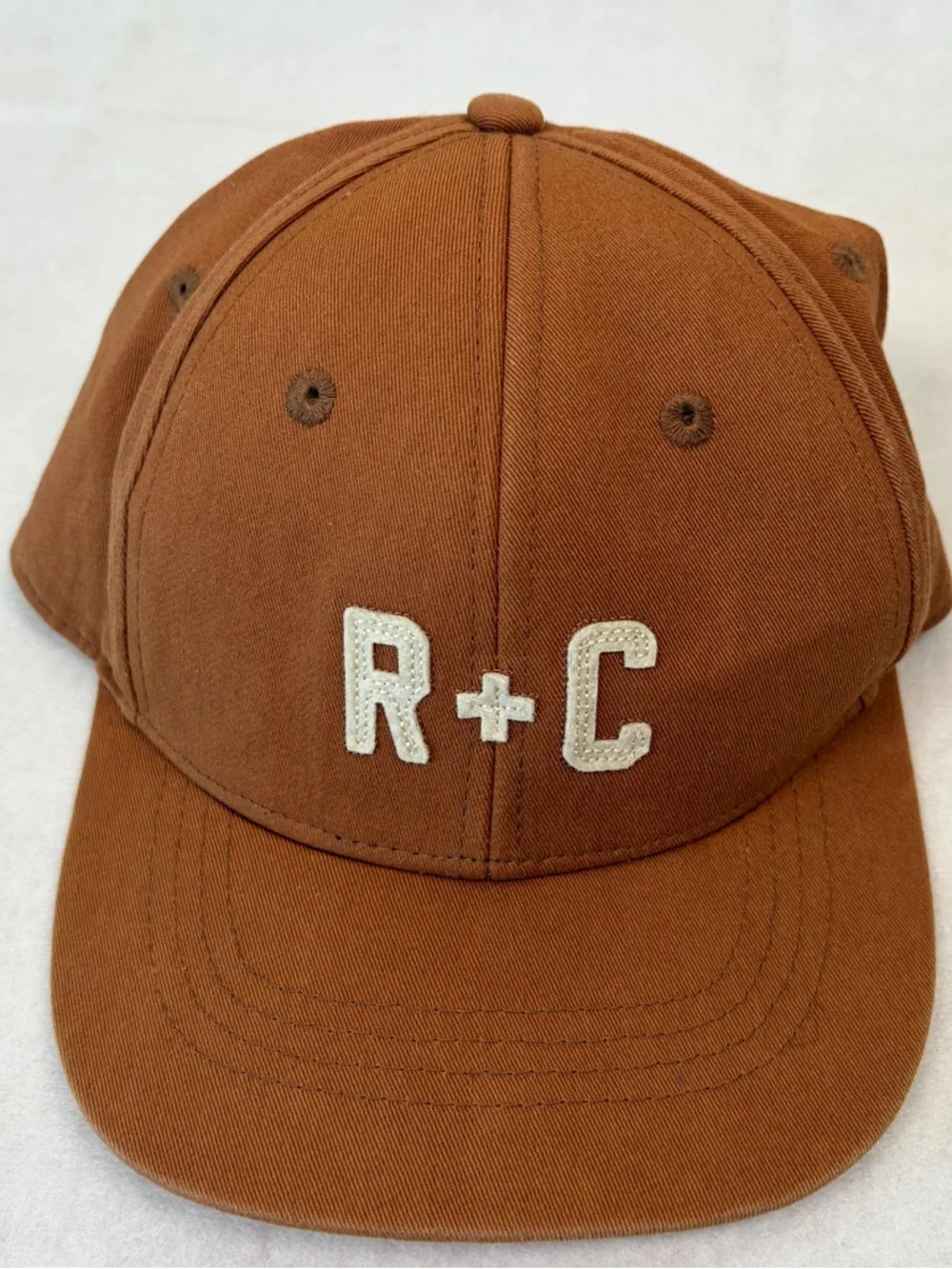 Rylee + Cru 2-6Y Toddler Tan Brown‎ Camel Colored Baseball Hat w/ Logo Letters